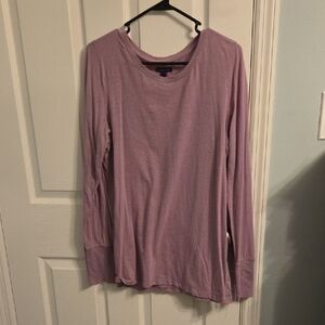 American Eagle Outfitters Lavender Long Sleeve Tee